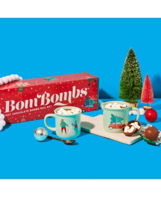 Thoughtfully BomBombs Hot Chocolate Bombs, Cocoa Bomb And Mug Holiday ...