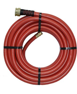 Swan Watering Co. Element MAXLite Hot Water Rubber Hose 5 8” x 25  Red