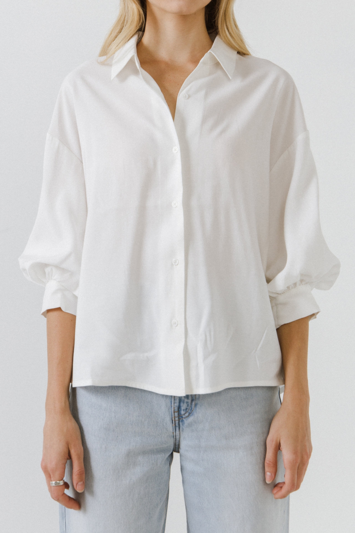 English Factory Women's Balloon Sleeve Shirt
