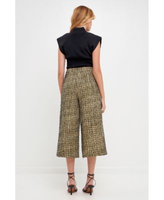 Women's Tweed Culottes