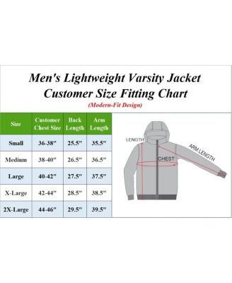 Men's Lightweight Varsity Jacket