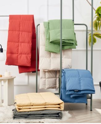 Royal Luxe Packable Down Throw with Storage Bag, 60