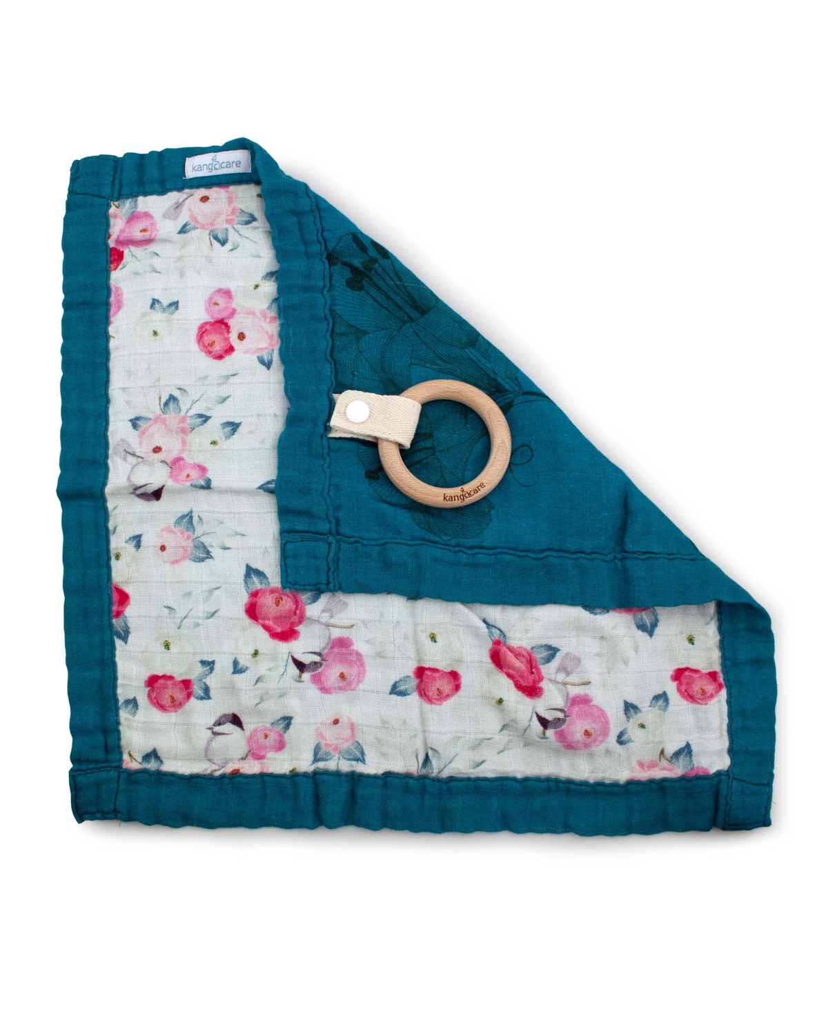 Kanga Care Baby Boys Reversible Teething Blanket Lovey