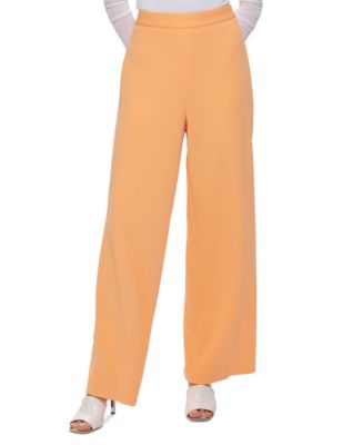 DKNY Women's Button-Trim Wide-Leg Sailor Pants - Macy's