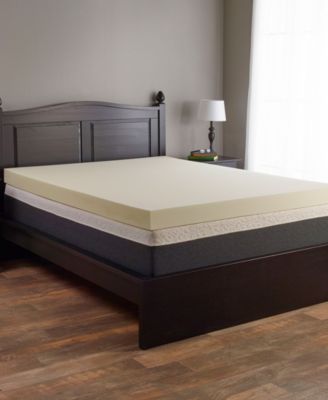 Visco 4" Memory Foam Mattress Topper, Twin