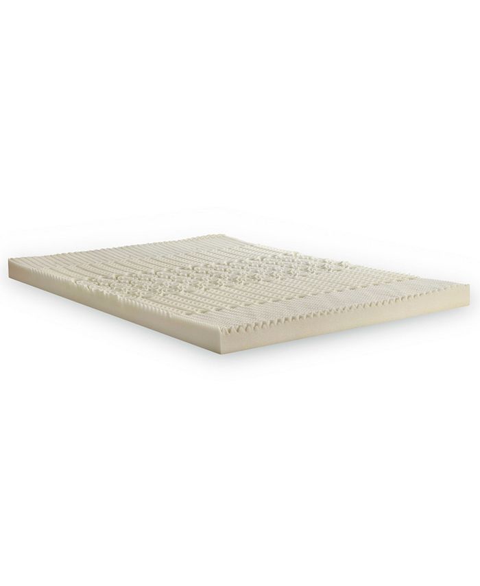 Isotonic 5 Zone 4" Memory Foam Mattress Topper, King Macy's