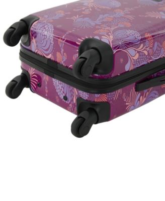 3 Piece Rolling Hardside Luggage Set with 4 Wheel Spinners