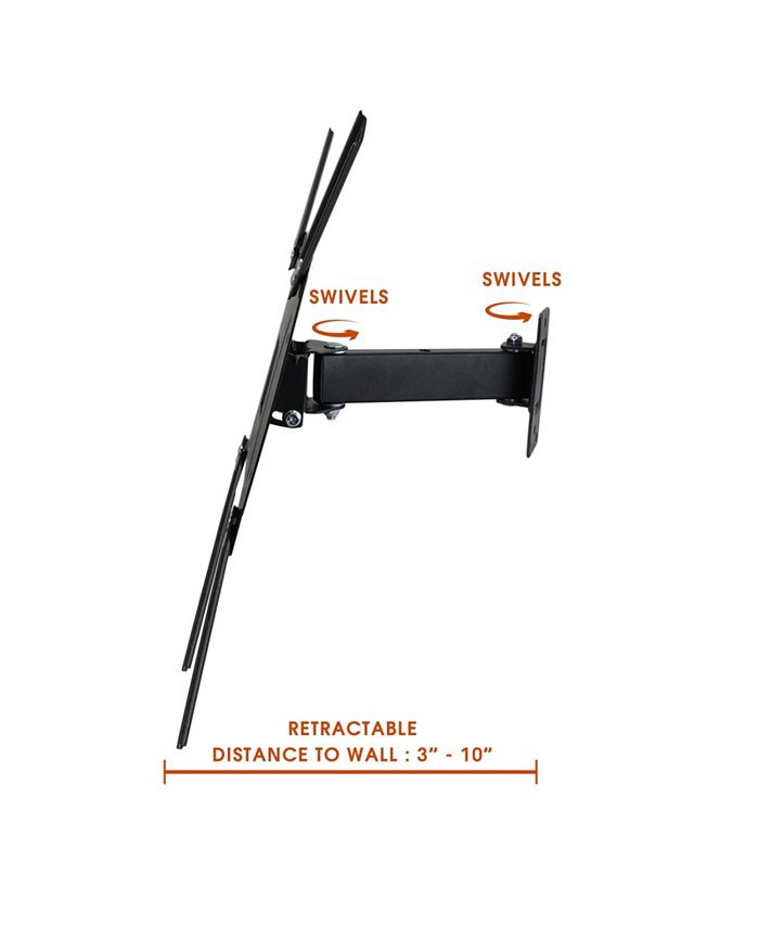 MegaMounts Versatile Full Motion Television Wall Mount for 17 55 Inch