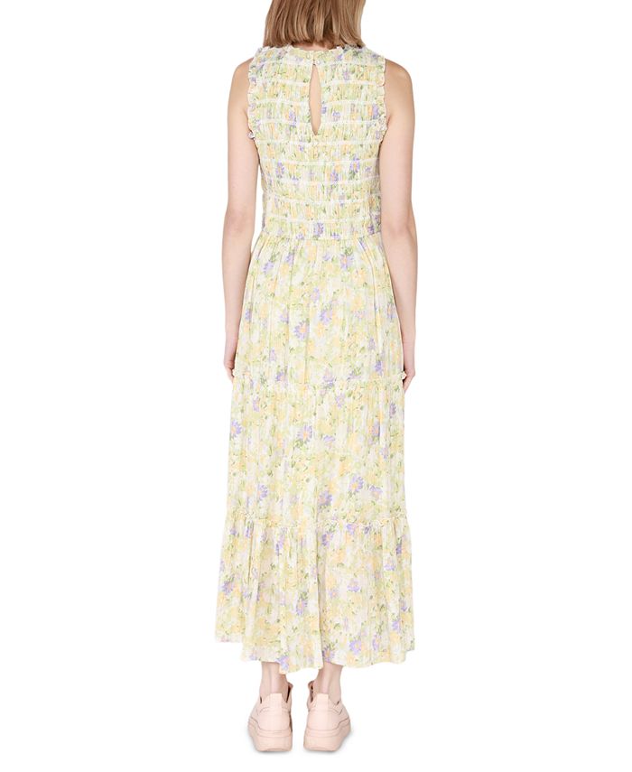 Black Tape Women's Ruffled Tiered Floral Maxi Dress - Macy's