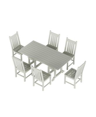 7 Piece Outdoor Patio Dining Set Outdoor Table and Chair Set