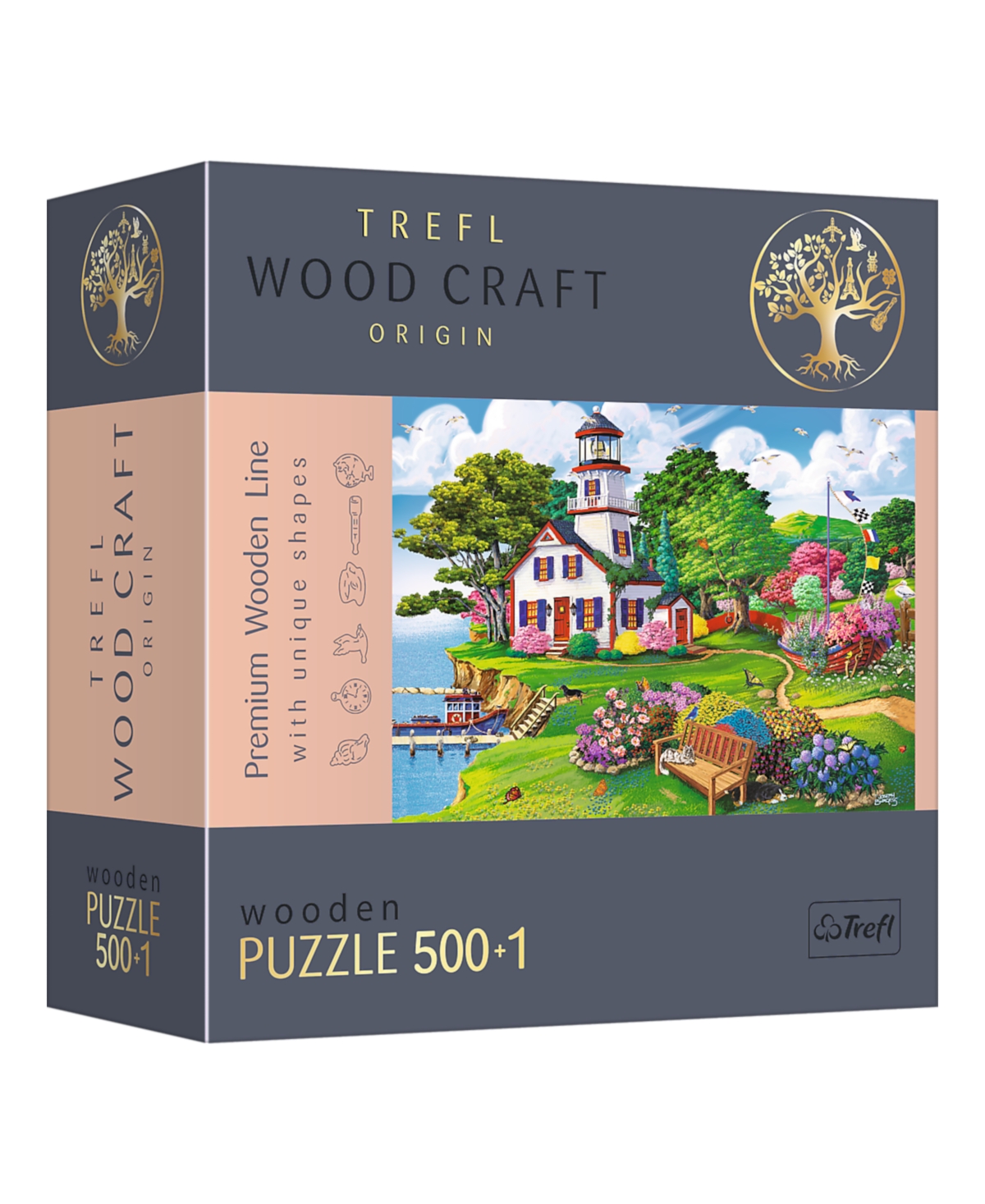 Trefl Wood Craft 501 Piece Wooden Puzzle In Multi