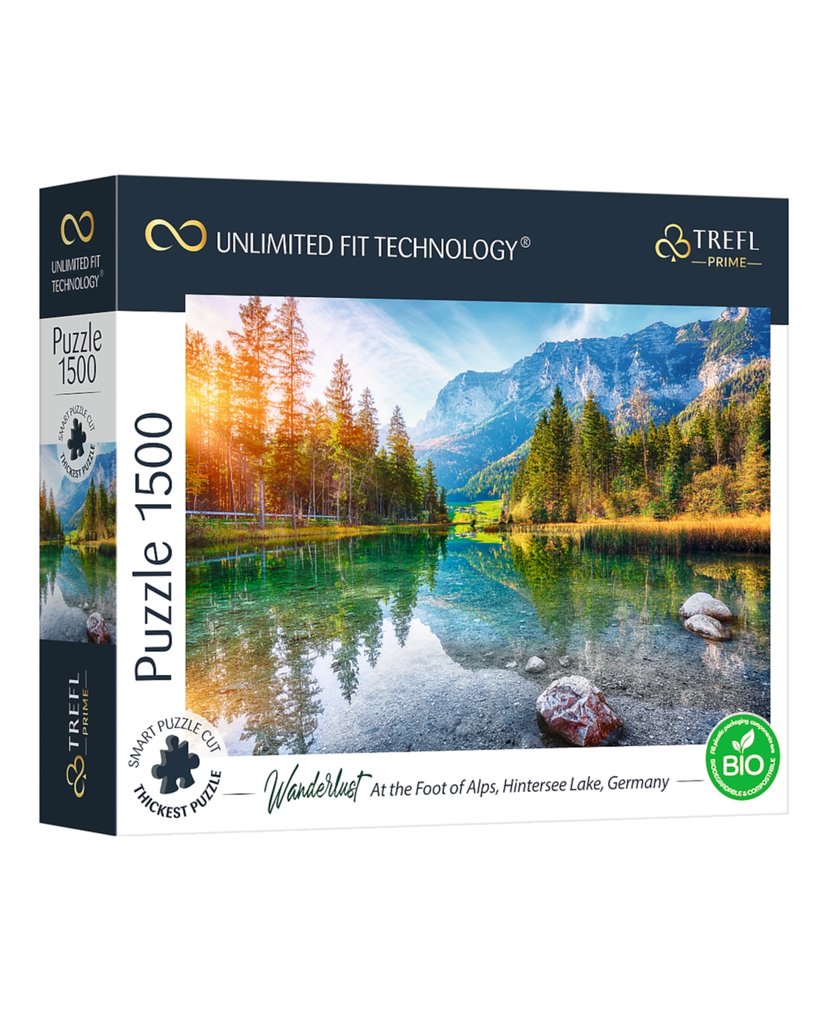 Trefl Kids' Prime 1500 Piece Puzzle- Wanderlust At The Foot Of Alps, Hintersee Lake, Germany In Multi