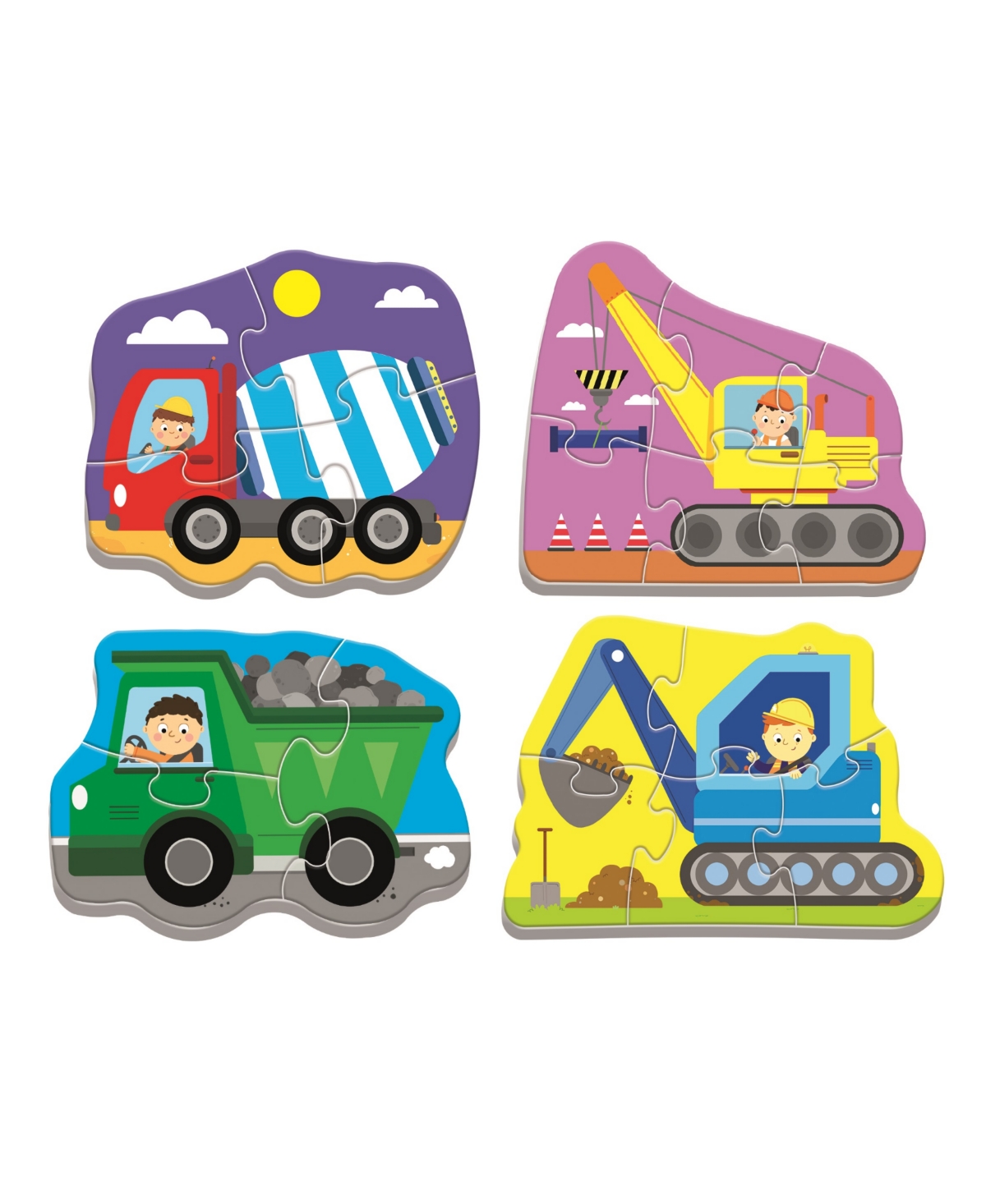 Shop Trefl Baby Classic Puzzle- Vehicles On The Construction Site 18 Piece In Multi