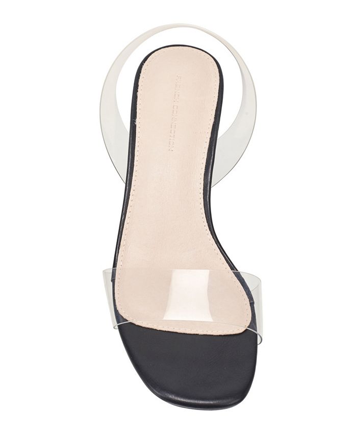 French Connection Women's Tia Slingback Lucite Sandals - Macy's