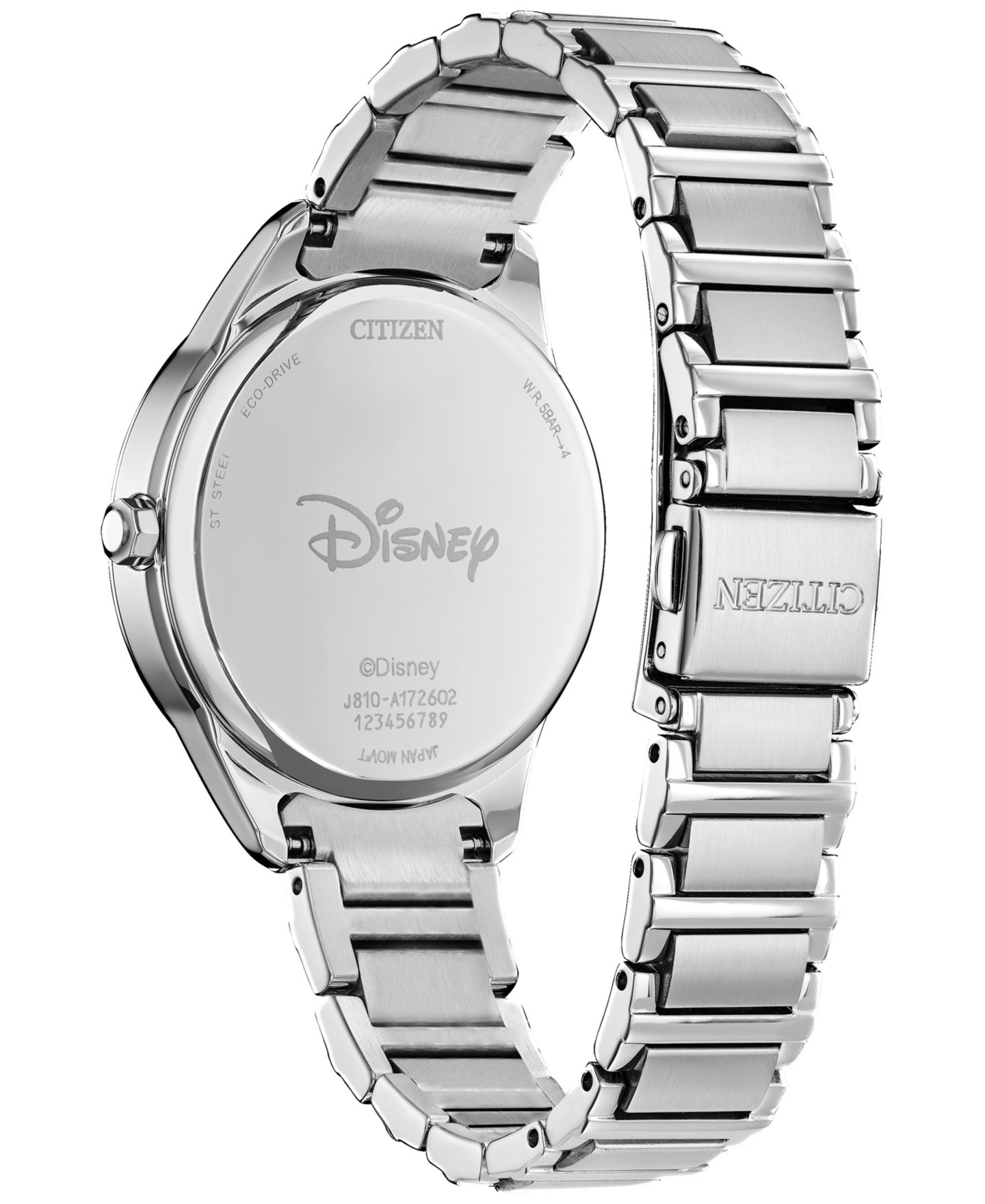 Женские часы Citizen Eco-Drive Disney Disco Minnie Mouse Stainless Steel Bracelet Watch 37mm — фото 3