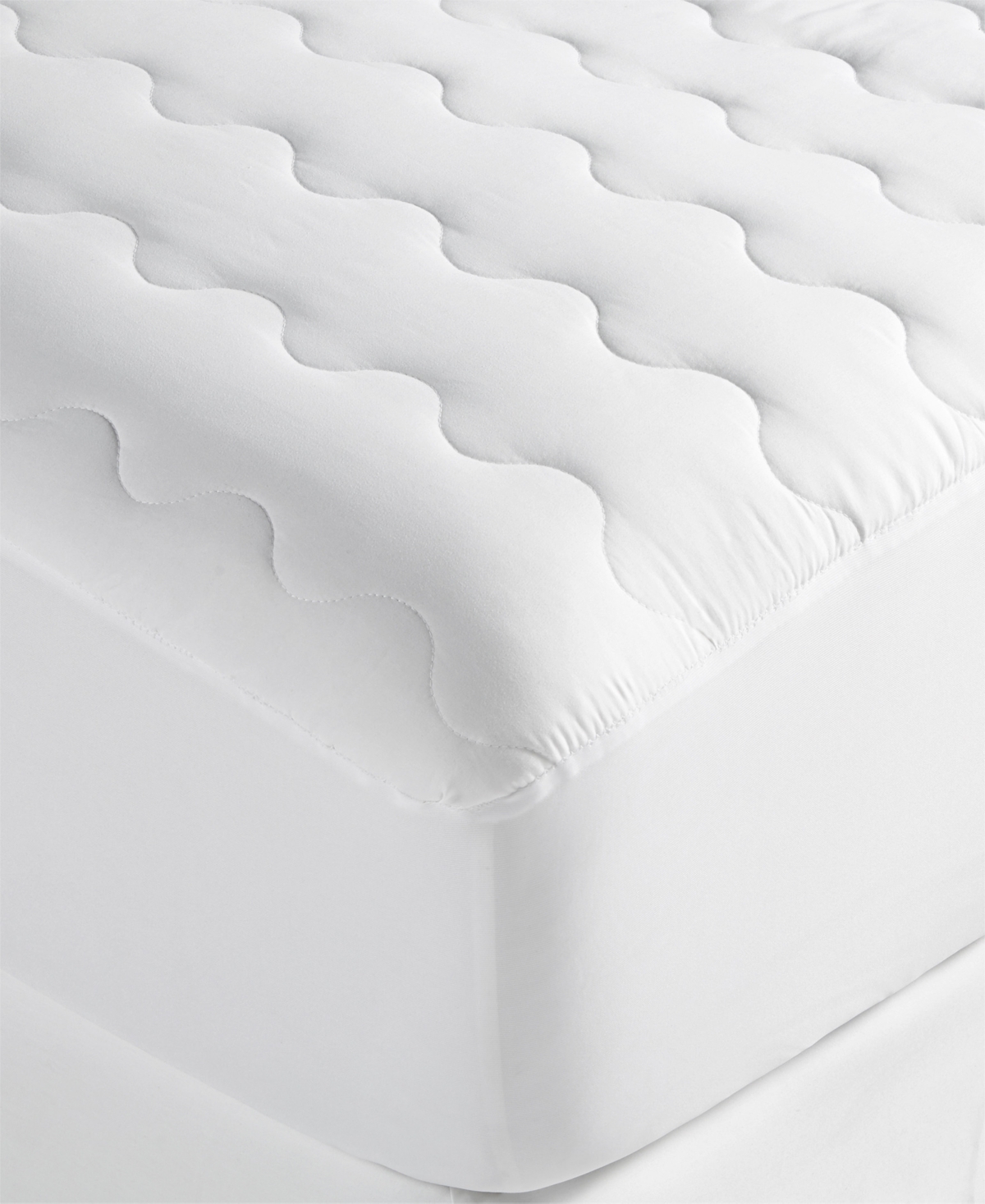 Shop Home Design Easy Care Waterproof Mattress Pads, Queen, Created For Macy's In White