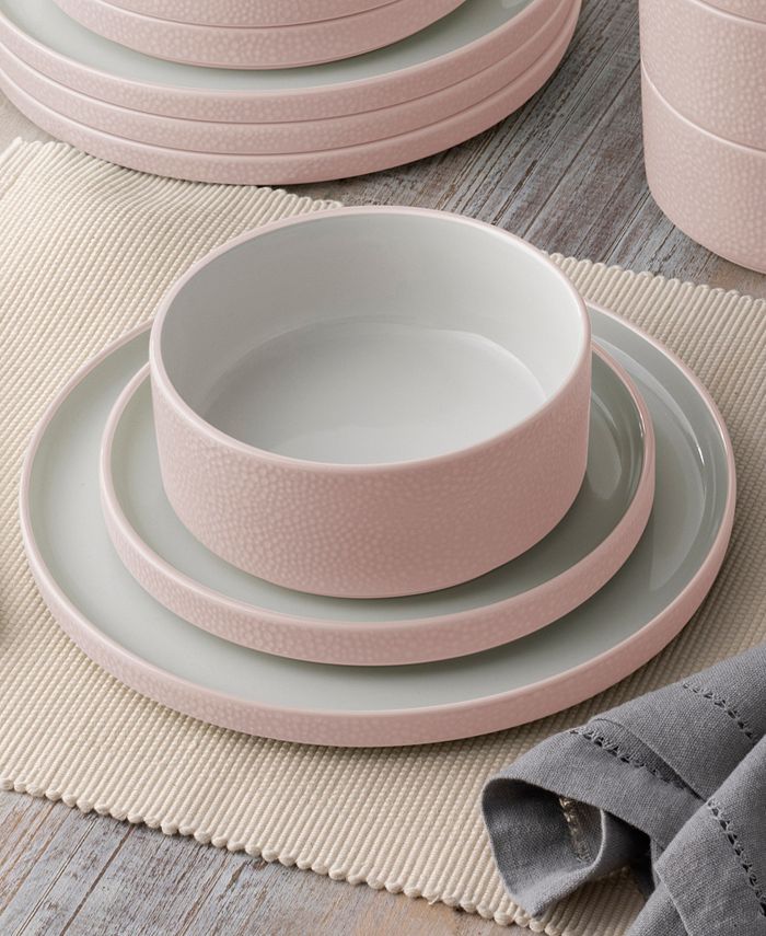Noritake Colortex Stone 12 Pc. Dinnerware Set, Service for 4 Macy's