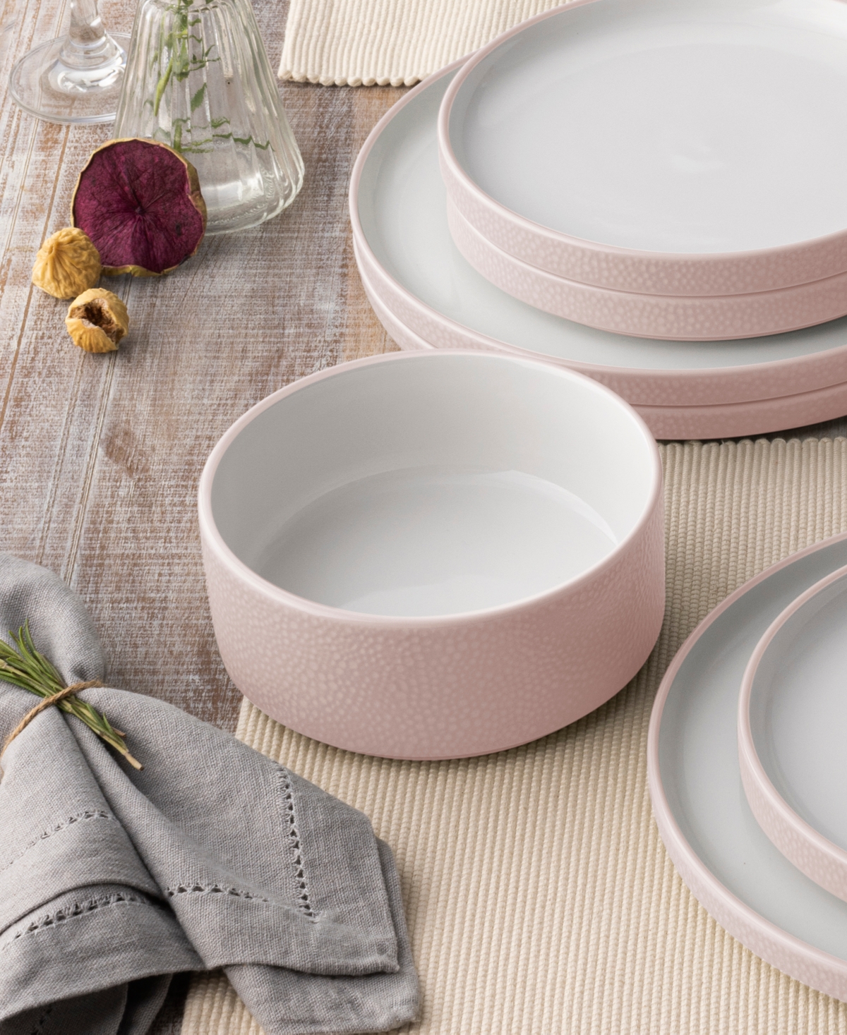 Noritake Colortex Stone Stax Cereal Bowls, Set of 4