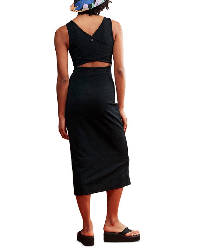 Roxy Juniors' Good Keepsake CutoutBack Midi Dress & Reviews Dresses