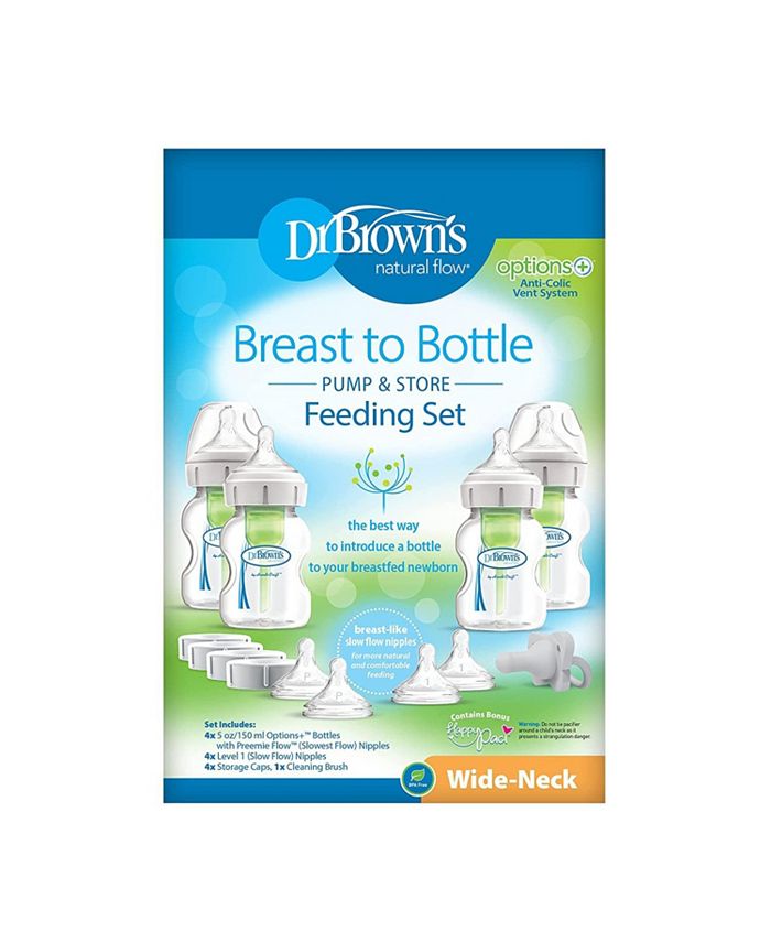 Dr. Browns 14 Piece Options+ Wide Neck Preemie & Newborn AntiColic