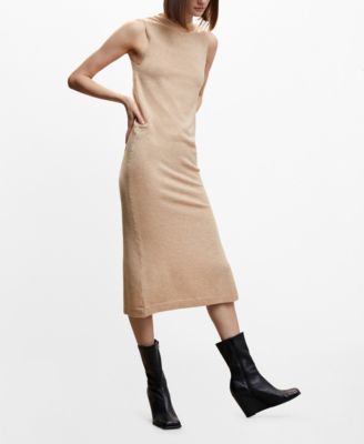 Women's Side Slit Knit Dress