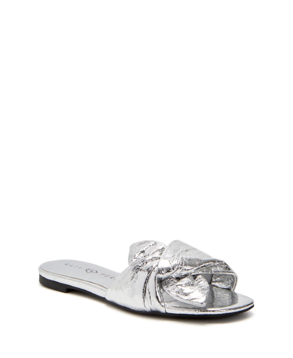 Shop Katy Perry Women's The Halie Bow Sandals In Silver