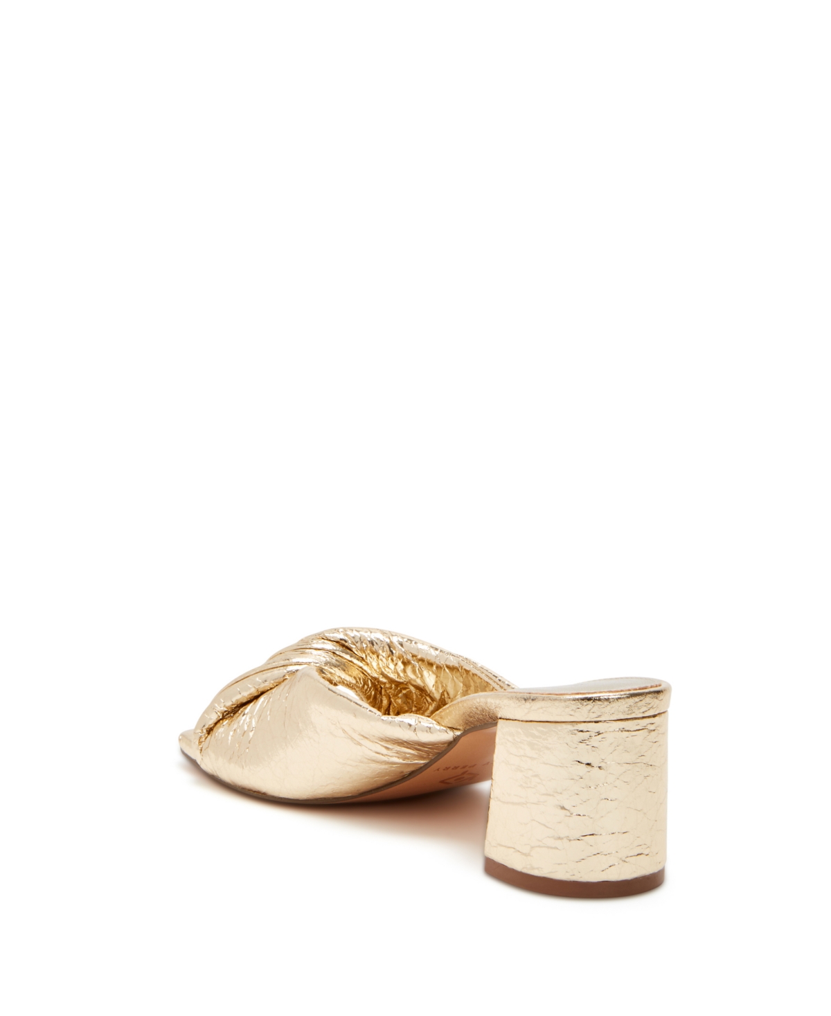 Shop Katy Perry Women's The Tooliped Twisted Slip-on Sandals In Gold