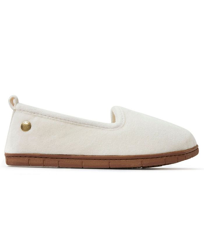 dearfoams maeve velour slide