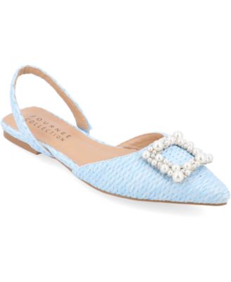 Women's Hannae Embellished Slingback Flats