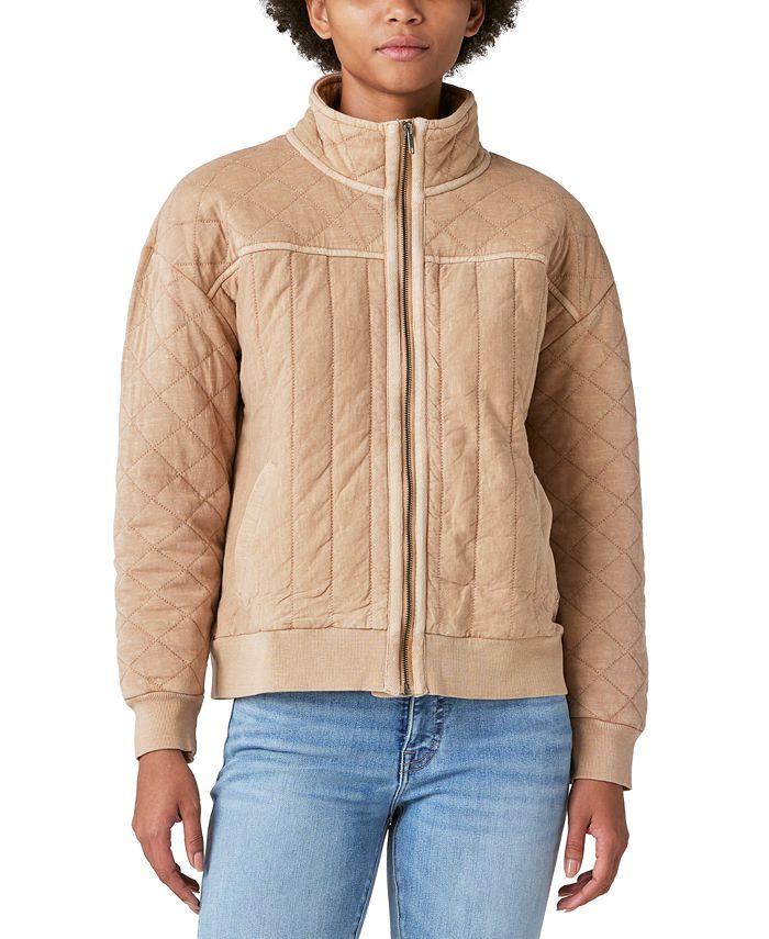 Lucky Brand Women's Quilted Zip-Up Jacket - Macy's