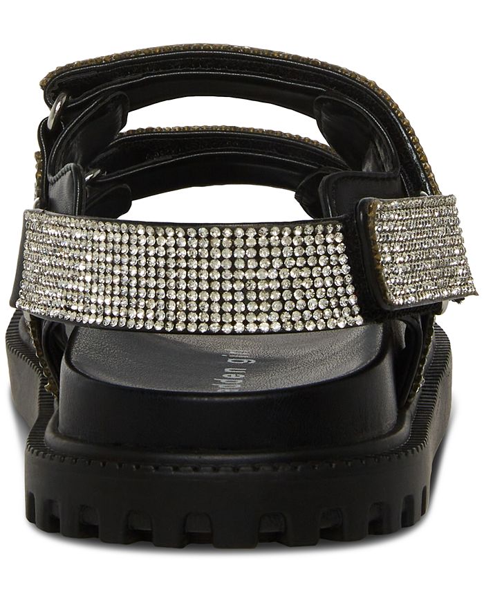 Madden Girl Amore Embellished Strappy Footbed Sandals & Reviews