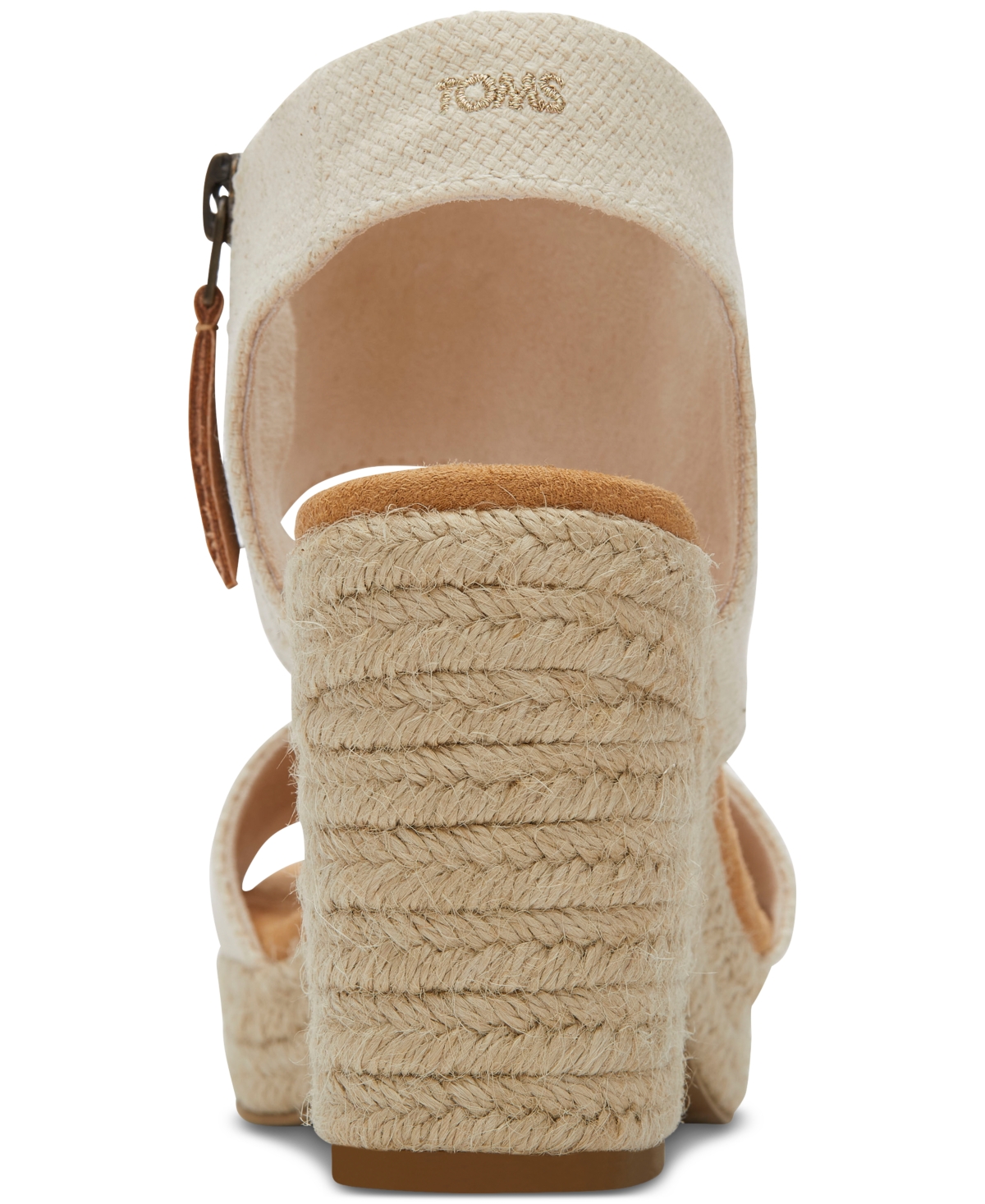 Shop Toms Women's Majora Platform City Sandals In Natural Basket Weave