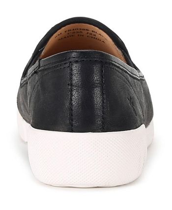 Frye leather discount slip ons