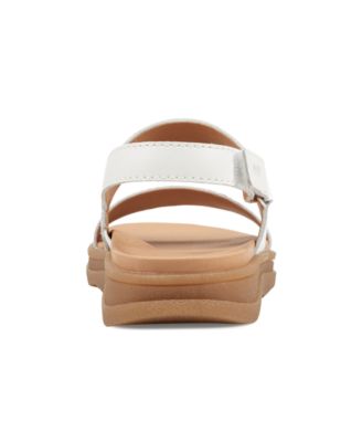 Women's Leah Round Toe Strappy Casual Flat Sandals