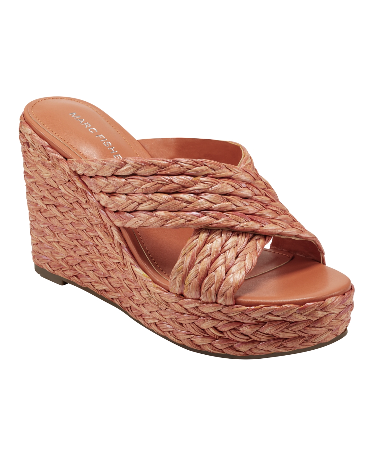 Marc Fisher Women's Lynn Round Toe Wedge Dress Sandals Women's Shoes