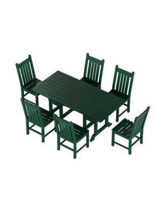 7 Piece Outdoor Patio Dining Set Outdoor Table and Chair Set