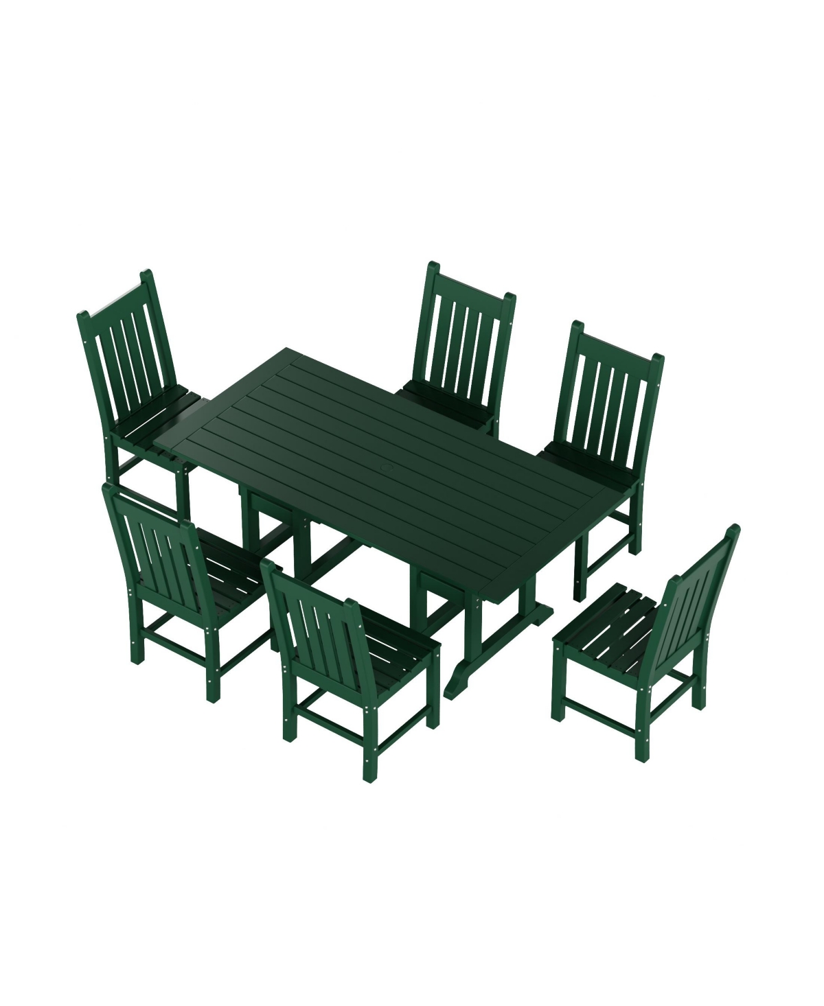 WestinTrends 7 Piece Outdoor Patio Dining Set Table and Chair