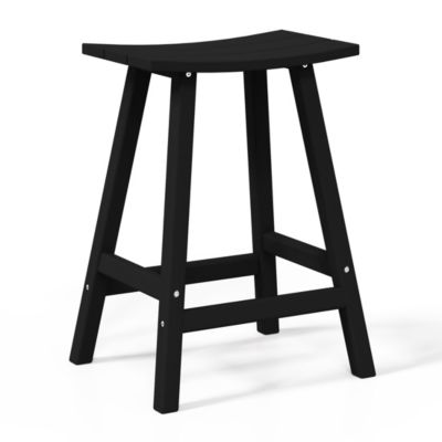 Outdoor Patio Adirondack Counter Height Stool Chair Set of 2