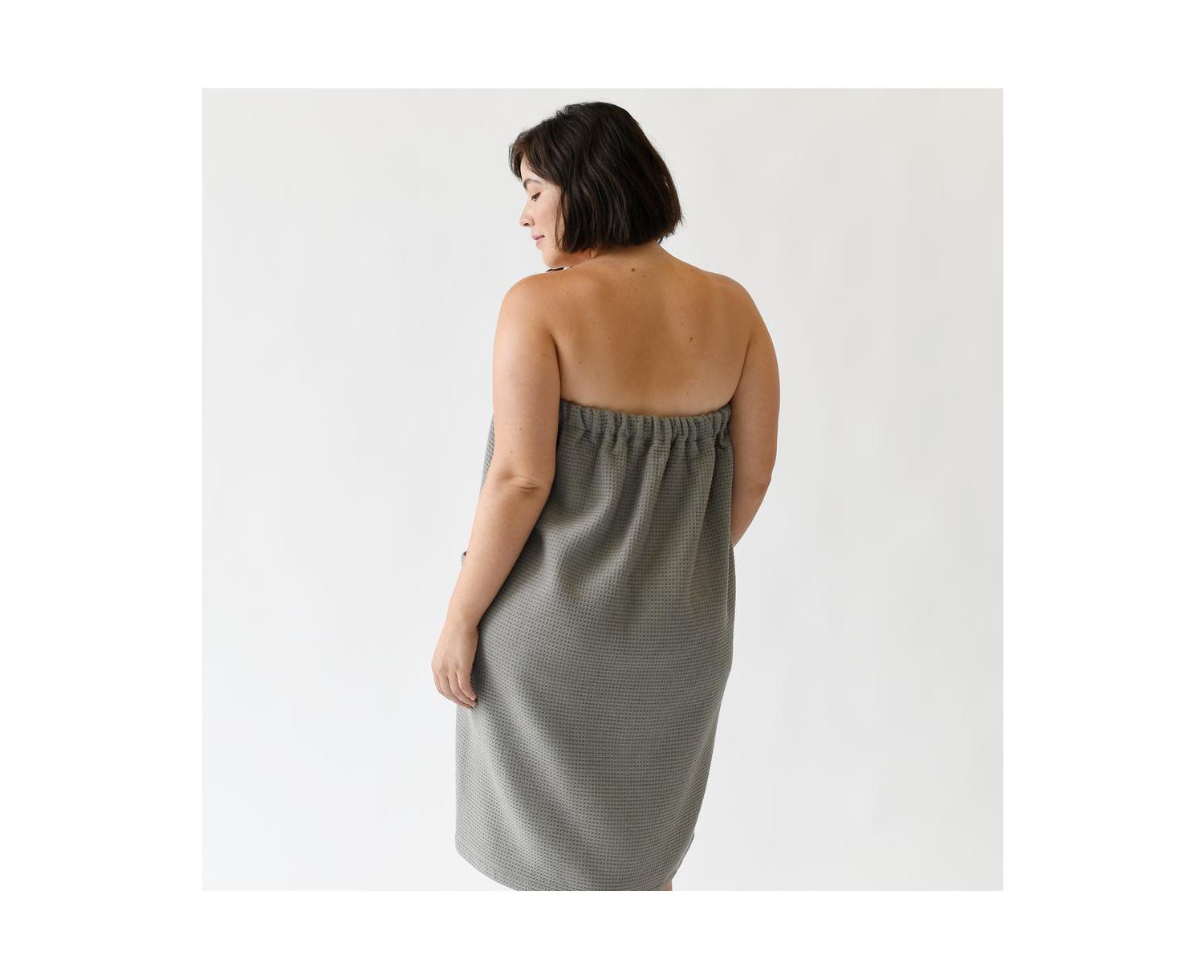 Women's Waffle Terry Bath Wrap