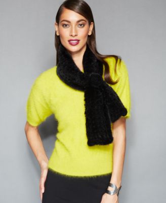 The Fur Vault - Knitted Mink Fur Scarf