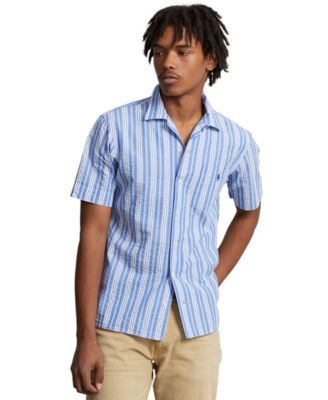 Polo Ralph Lauren - Men's Classic-Fit Seersucker Camp Shirt