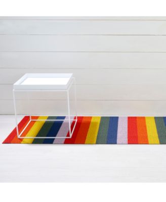 Pride Stripe Shag Floor Runner, 24'' x 72''