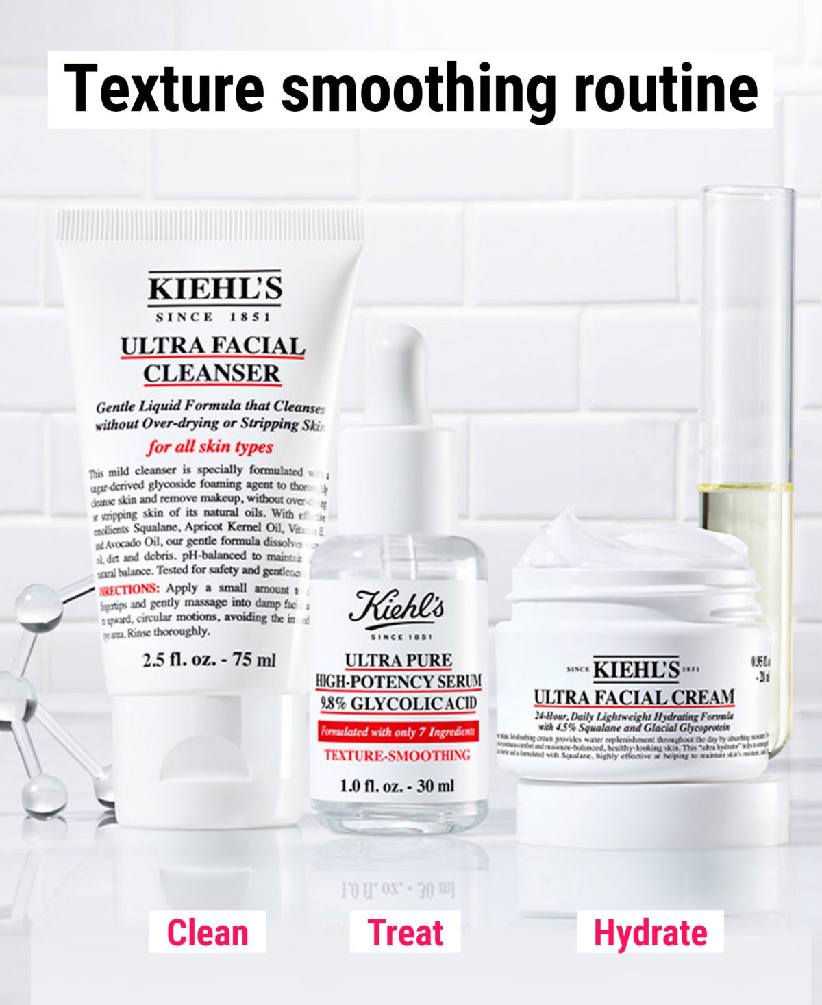 Shop Kiehl's Since 1851 Ultra Pure High-potency 9.8% Glycolic Acid Serum, 1 Oz. In No Color