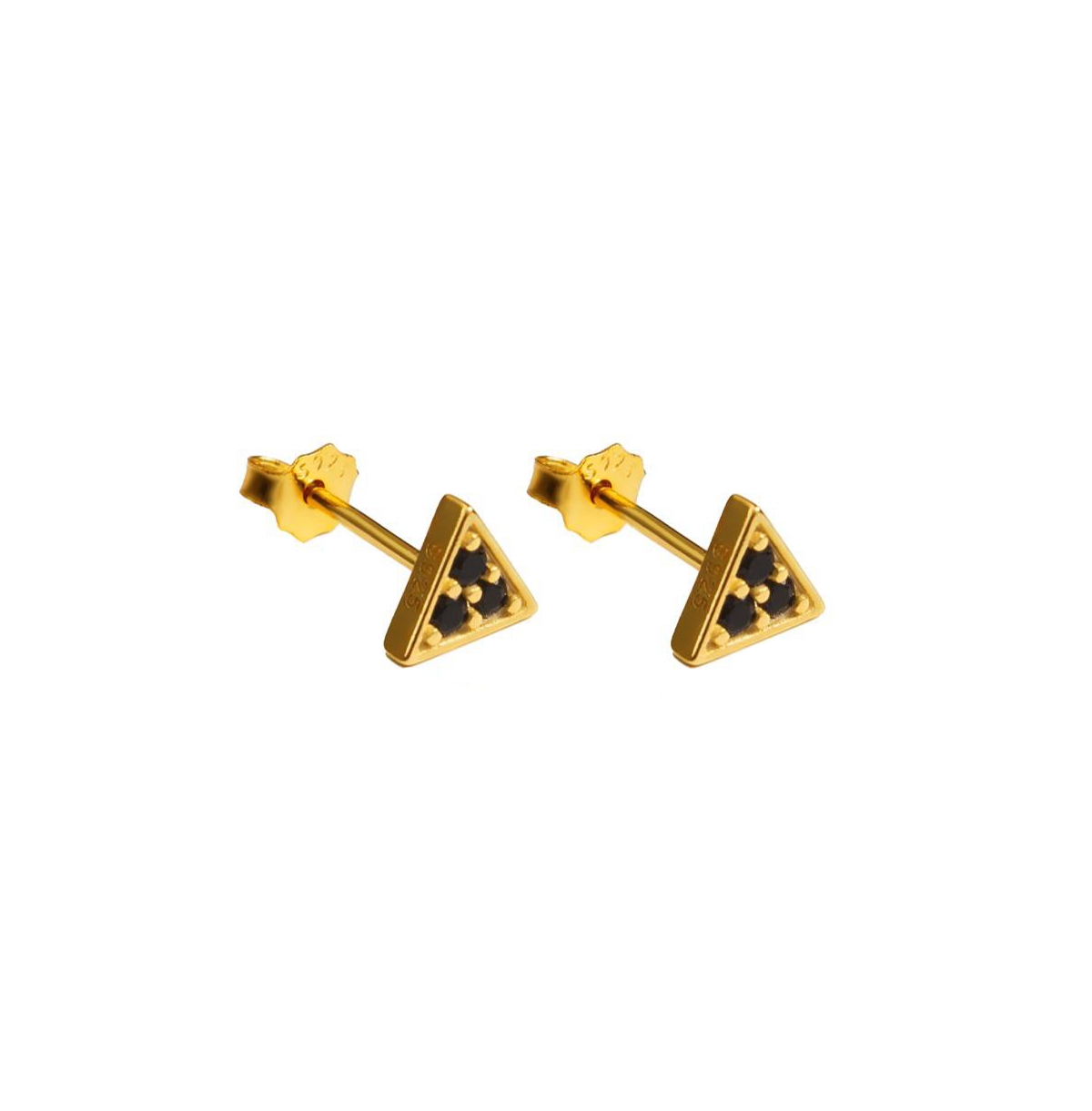 Sky Stud Earrings - Gold