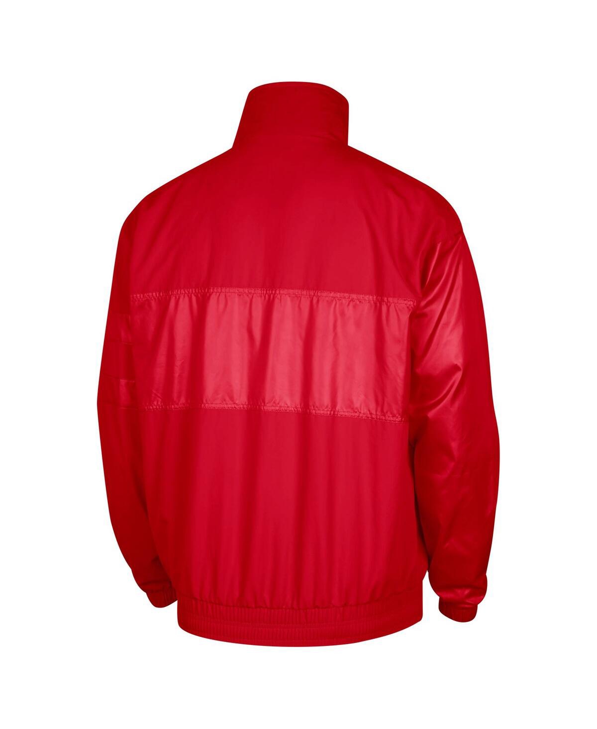 Shop Nike Men's  Red Chicago Bulls Courtside Versus Capsule Full-zip Jacket