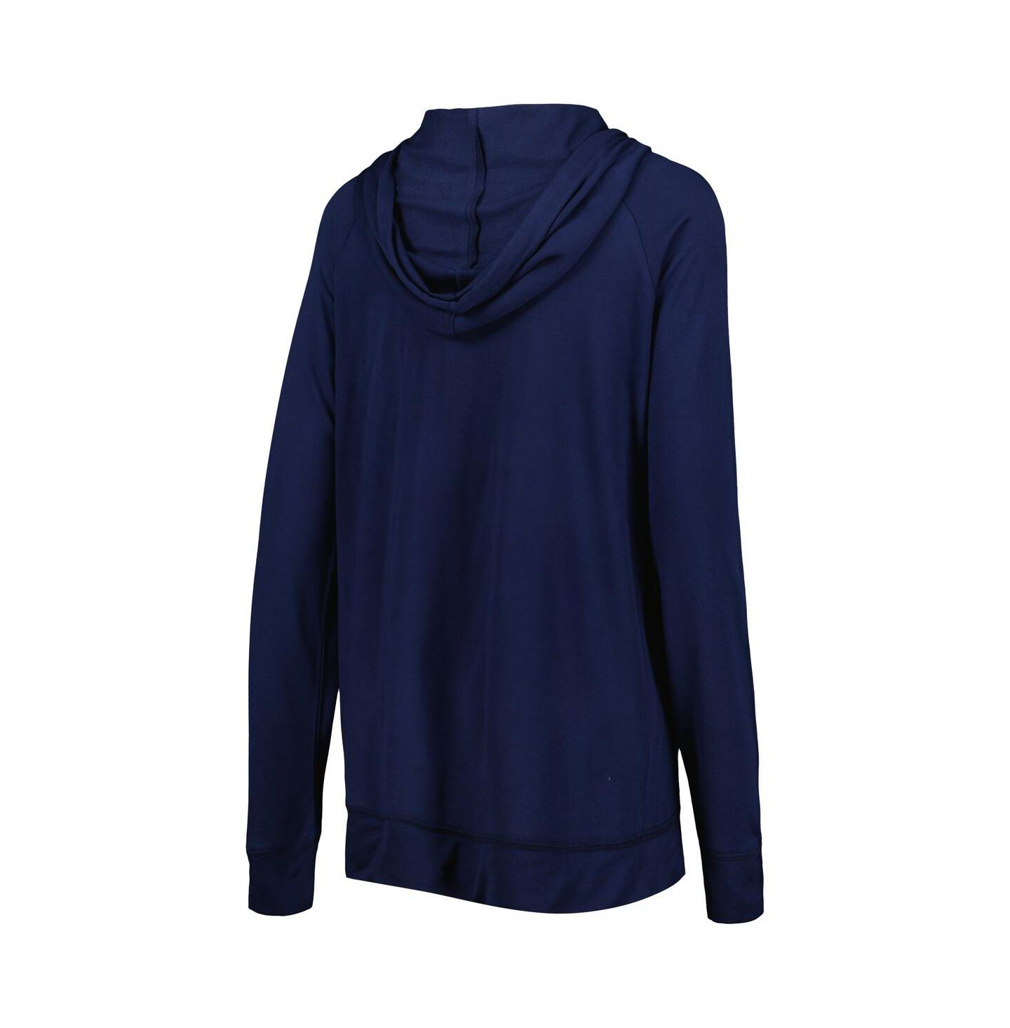 Женское худи Touch Navy Detroit Tigers Pre-Game Raglan Pullover — фото 2