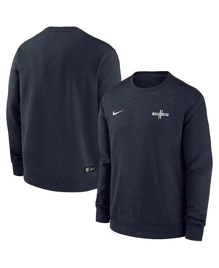 Nike Men's Navy England National Team Club Fleece Pullover Sweatshirt ...