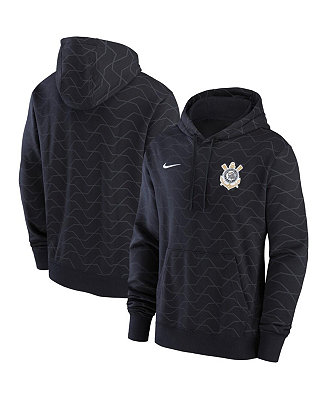 Nike Men's Black Corinthians Fleece Pullover Hoodie - Macy's