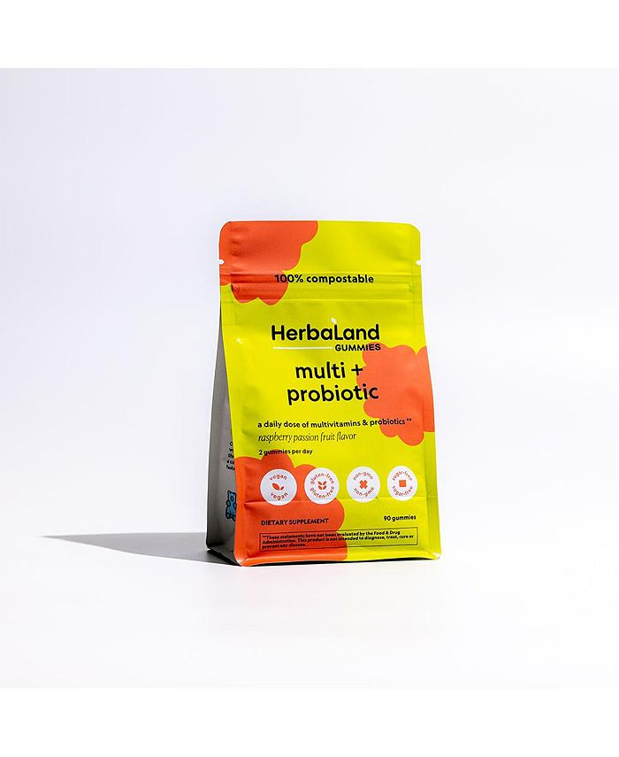 HerbaLand Multi + Probiotic Vitamin Gummies for Adults Macy's