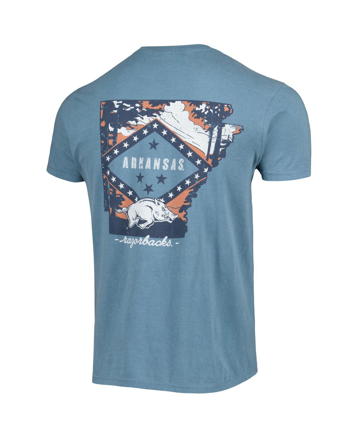 Image One Men's Blue Arkansas Razorbacks Hyperlocal T-shirt In Blue